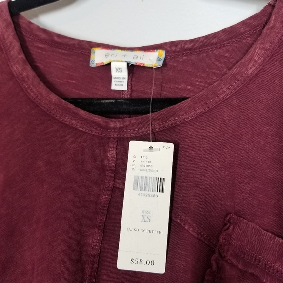 Anthropologie Eri + Ali | Stonewashed Swing Top - Picture 5 of 10